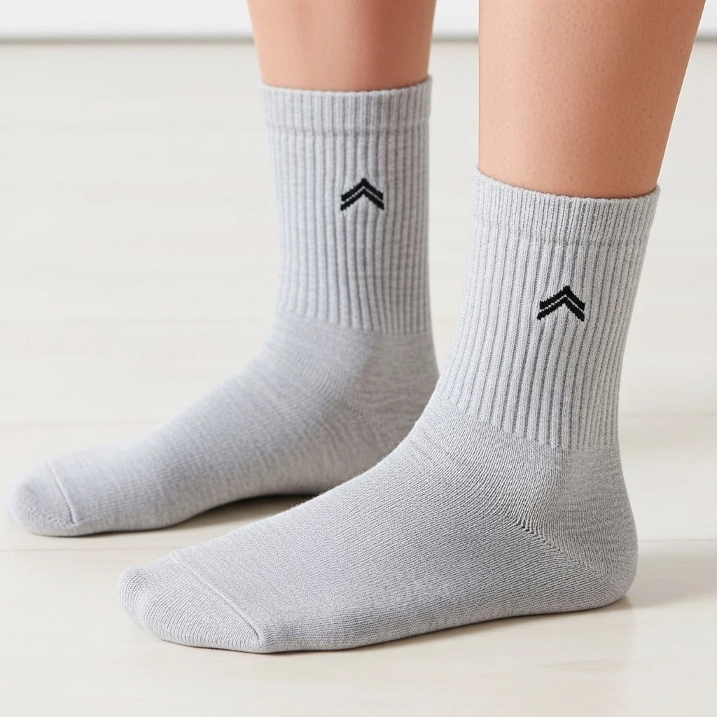 Kit 3 Pares de Meias Cano Médio Atoalhada