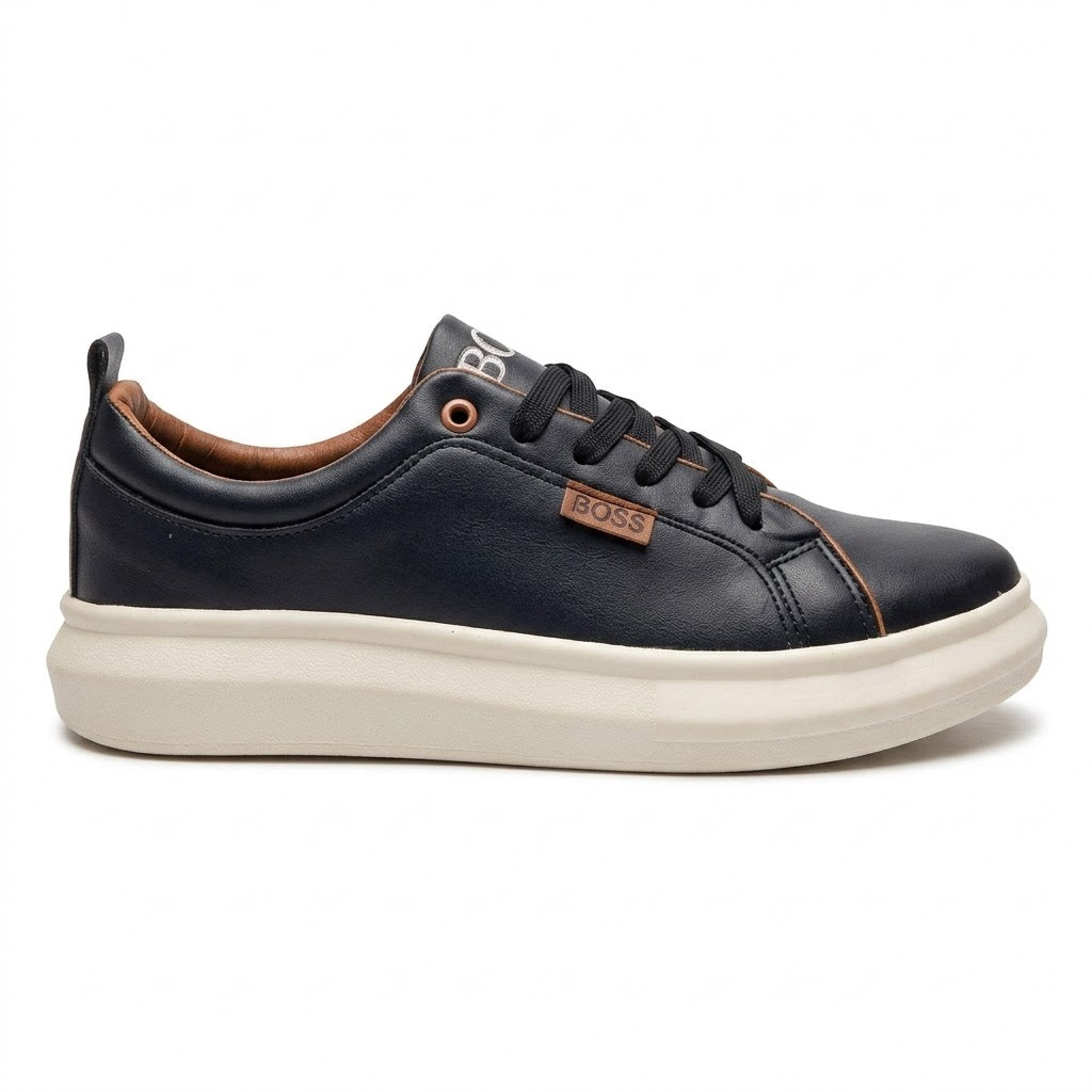 Tênis Hugo Boss Sintético - Preto / Marrom