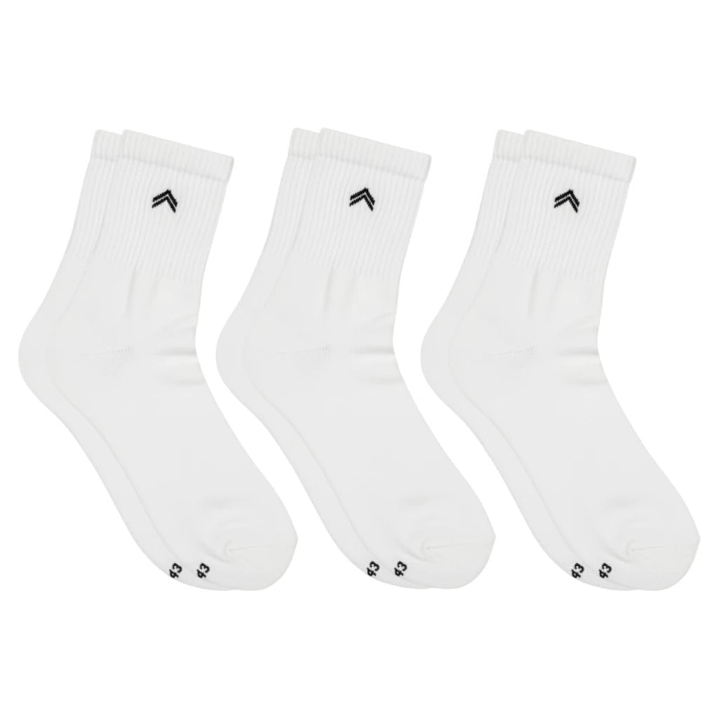 Kit 3 Pares de Meias Cano Médio Atoalhada