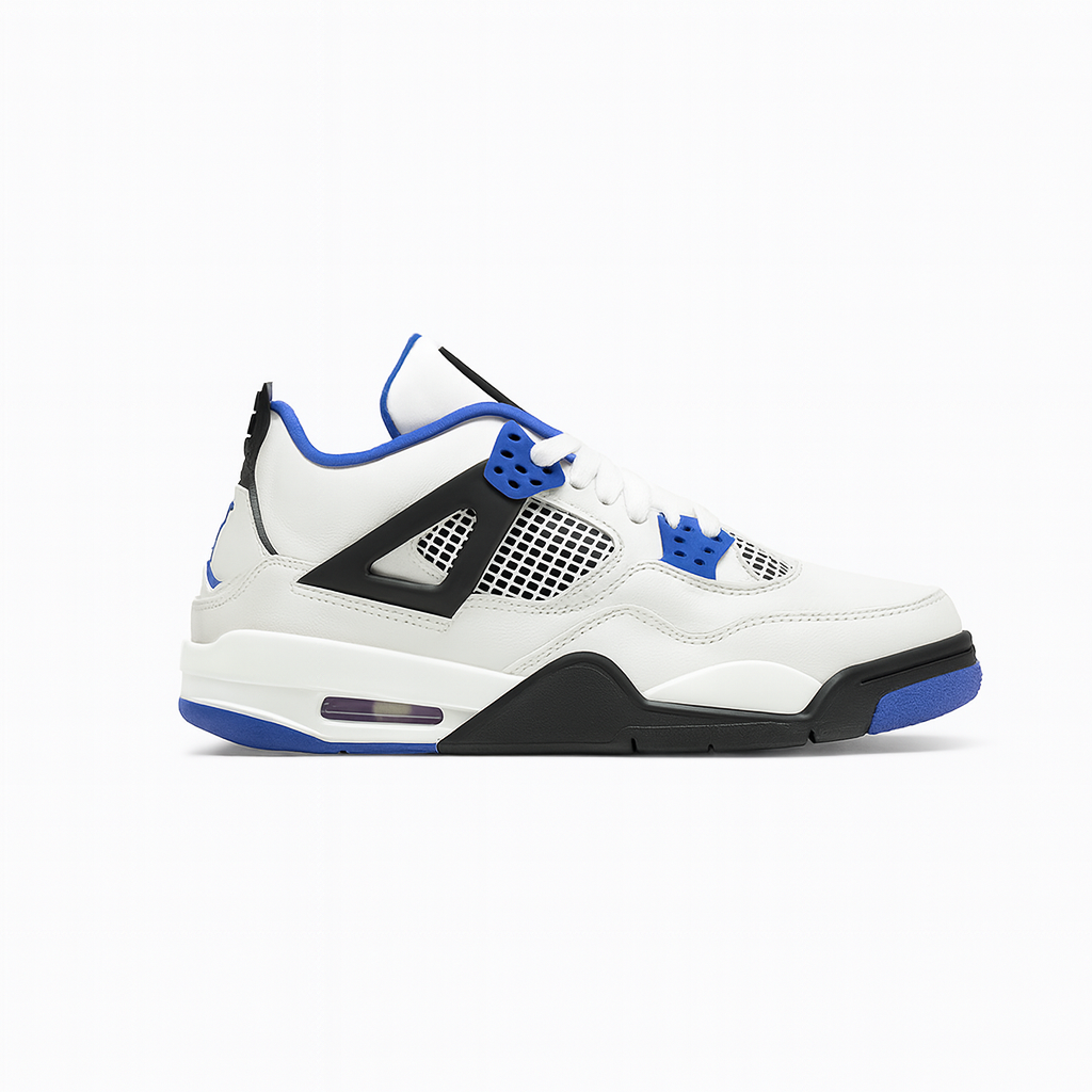 Tênis Air Jordan Retro 4 - Branco / Azul