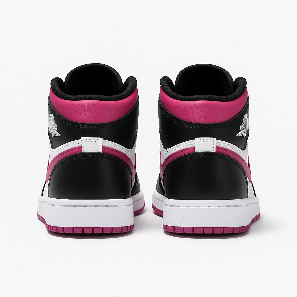 Tênis Air Jordan 1 - Rosa / Preto