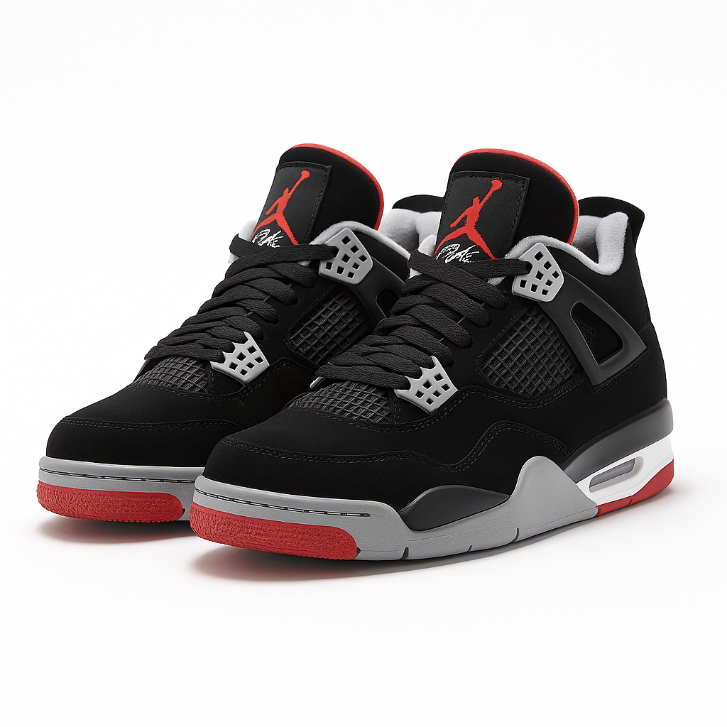 Tênis Air Jordan Retro 4 - Preto / Vermelho