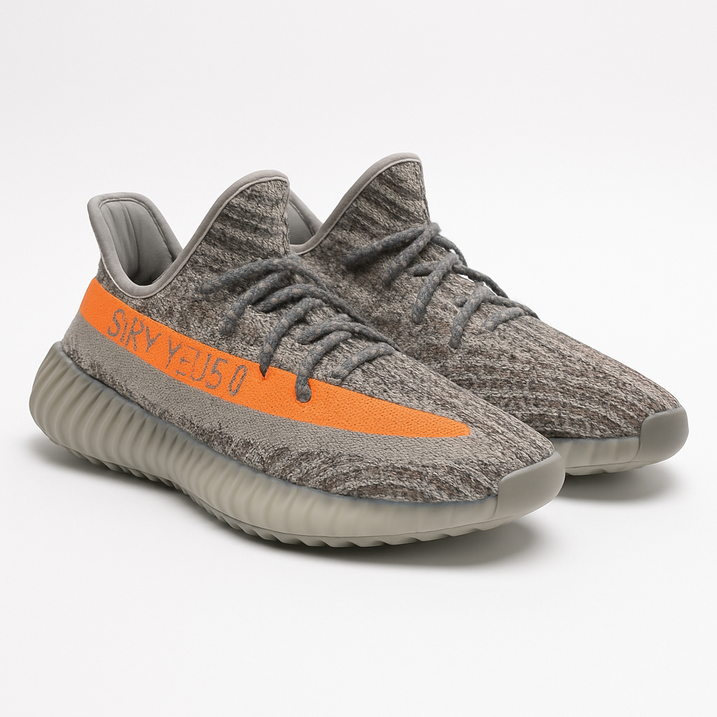 Tênis Yeezy Boost 350 - Beluga Cinza Laranja