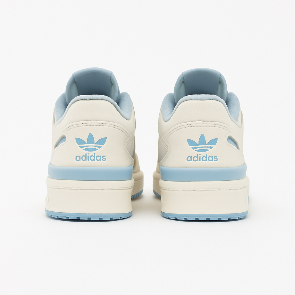 Tênis Adidas Forum Low – Branco / Azul Bebê
