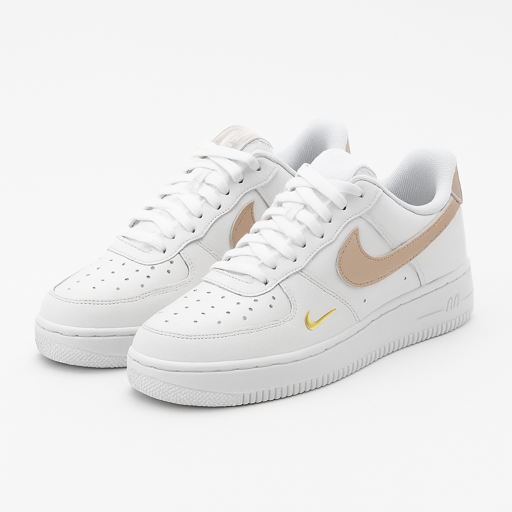 TĂȘnis Air Force One - Branco / Amendoa