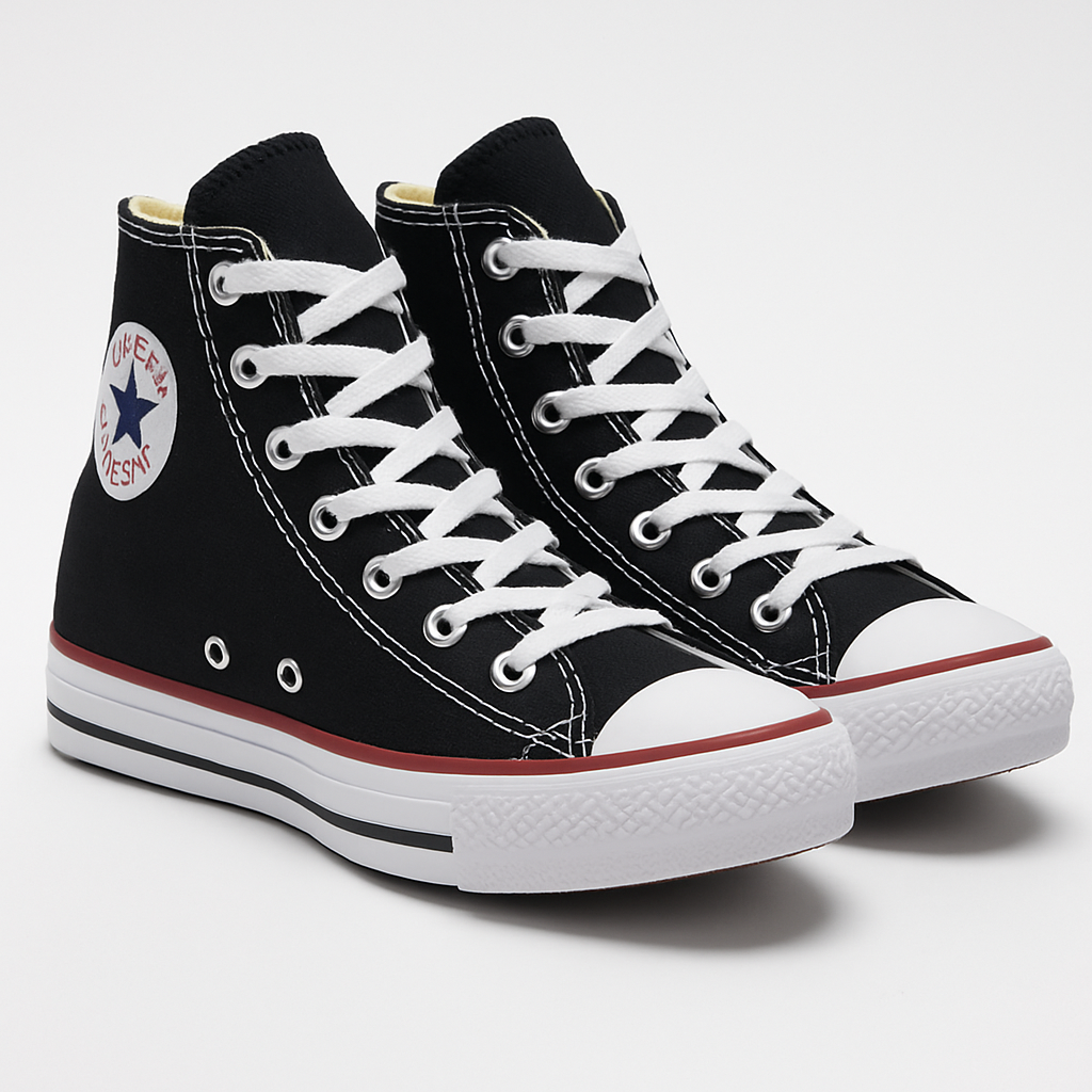 Tênis Converse All Star Cano Médio - Preto