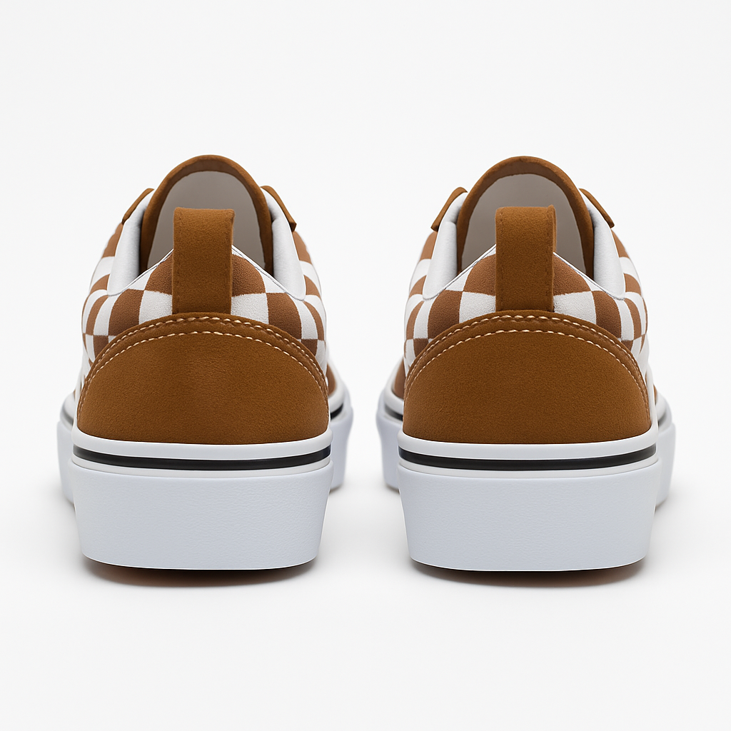 Tênis Vans KNU – Caramelo Xadrez