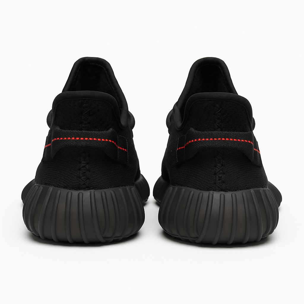 Tênis Yeezy Boost 350 - Preto Vermelho