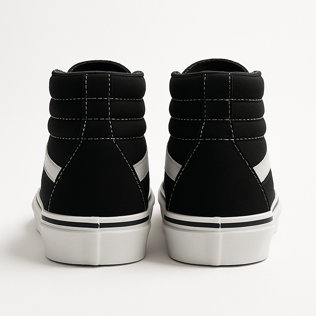 Tênis Vans Bota- Preto / Branco