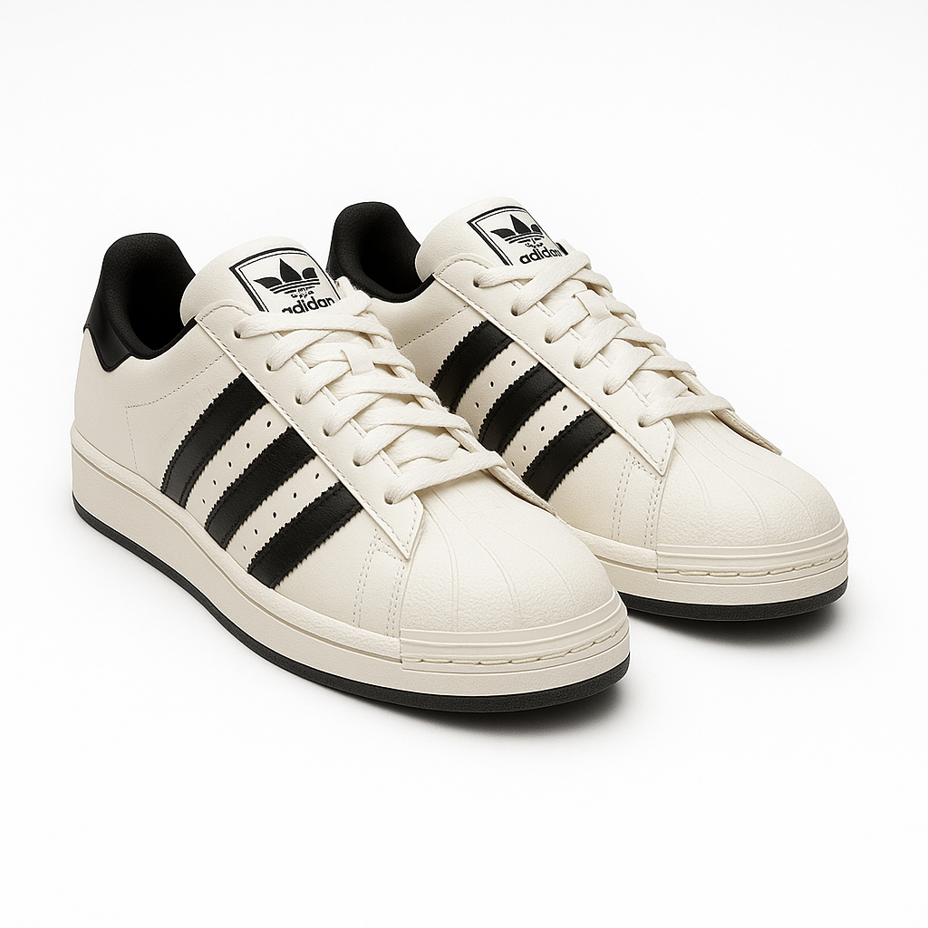Tênis Adidas Campus - branco/preto