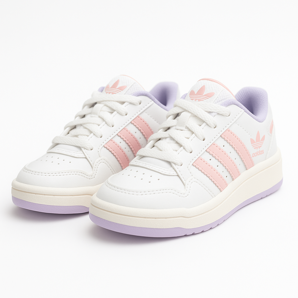 Tênis Forum Low 84 ADV - Branco / Rose / Lilás
