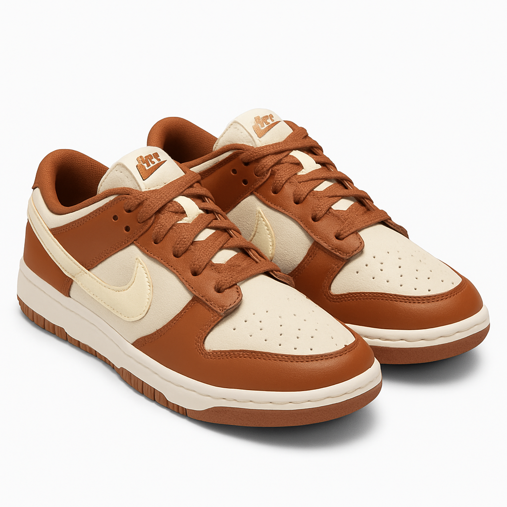 TĂȘnis SB Dunk Low - Marrom / Bege