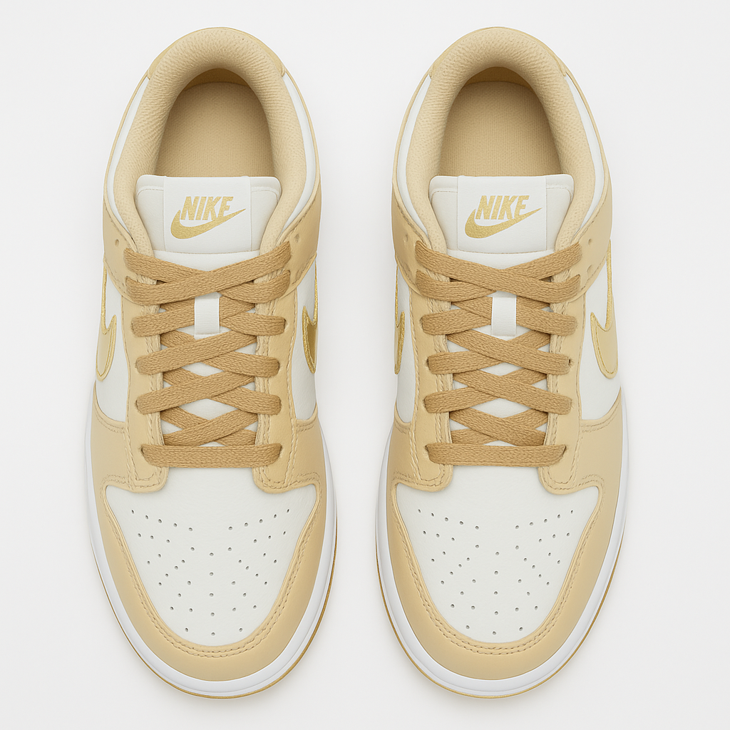 TĂȘnis Dunk Low Metallic Gold - Infantil