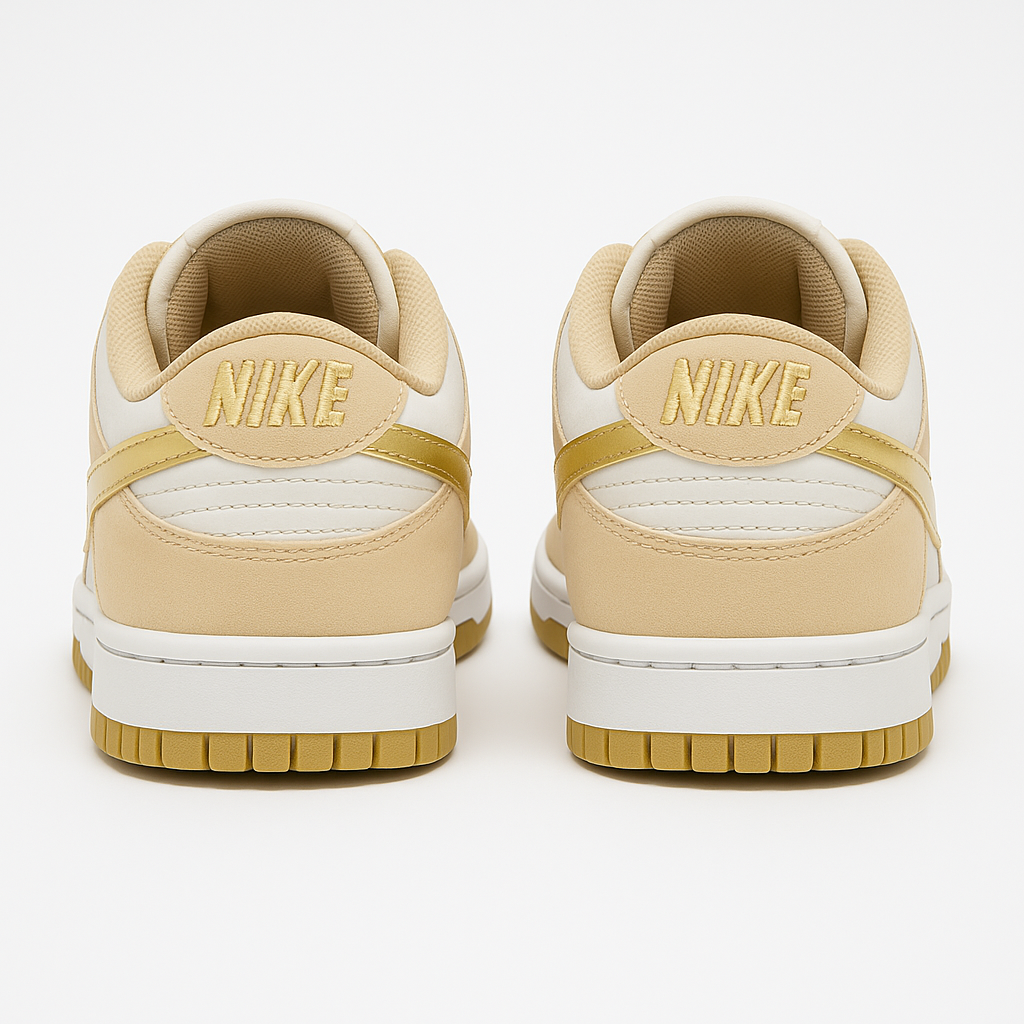 TĂȘnis Dunk Low Metallic Gold - Infantil