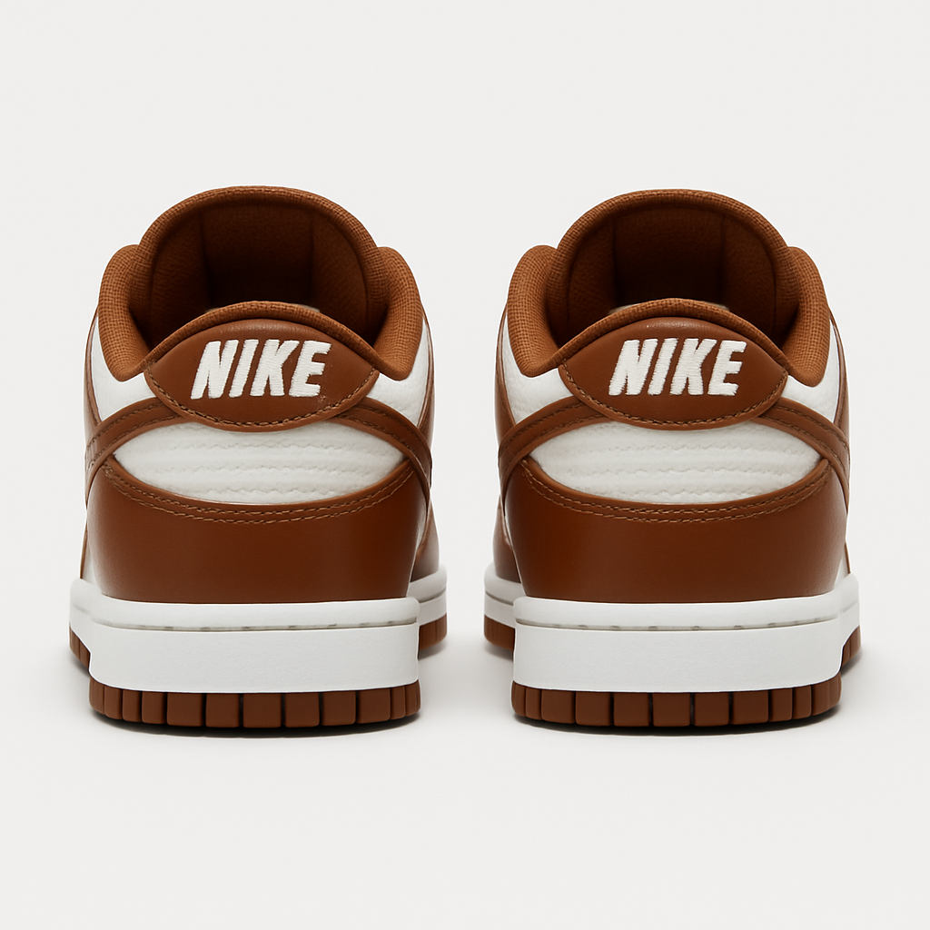 Tênis SB Dunk Low - Caramelo / Branco