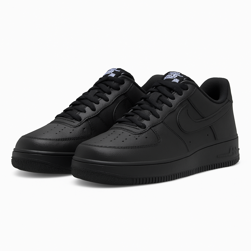 Tênis Air Force One - Preto Luxo