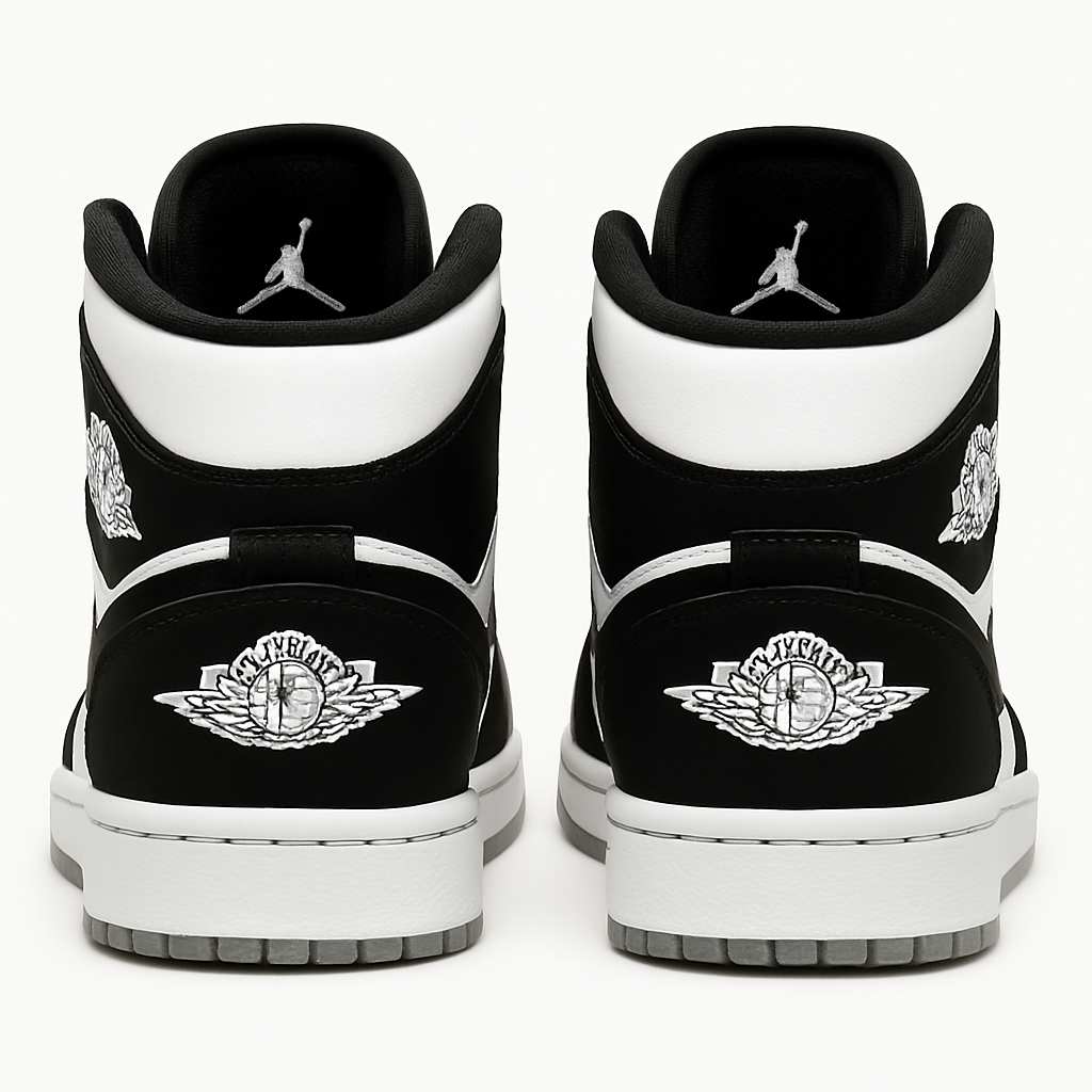 TĂȘnis Air Jordan 1 - Preto / Branco