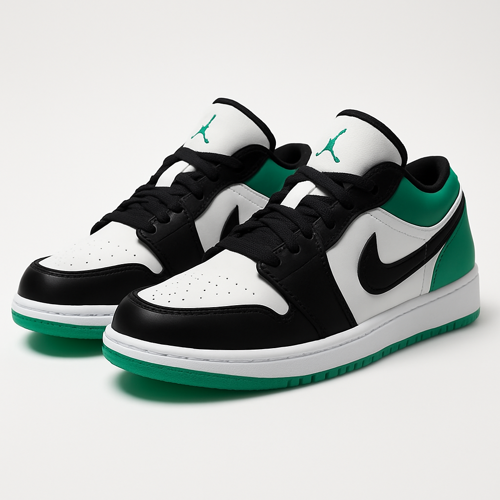 Tênis Air Jordan 1 Low - Verde / Preto