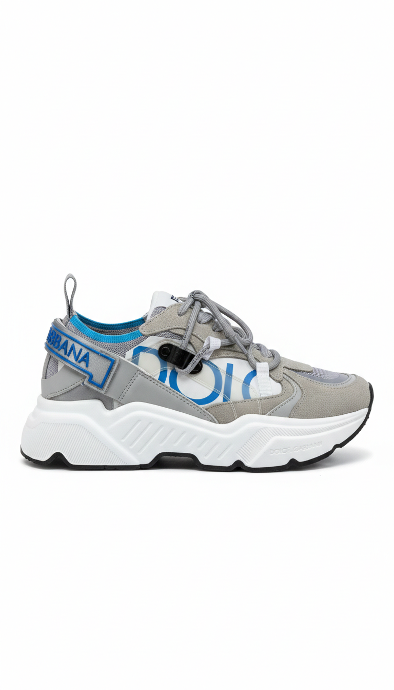 Tênis Dolce & Gabbana Maxx - Branco/Azul