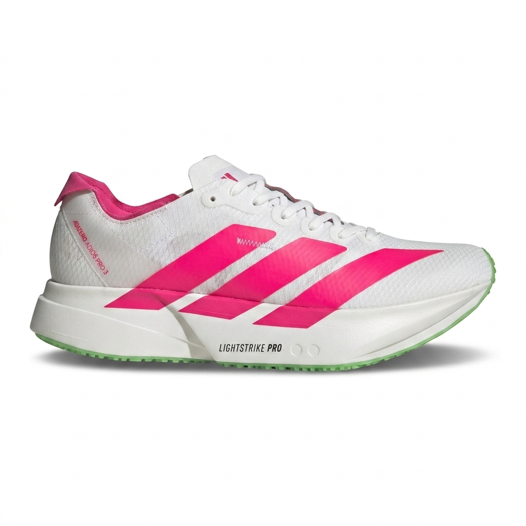 Tênis Adidas Adizero Adios Pro 4 - Branco / Pink / Verde