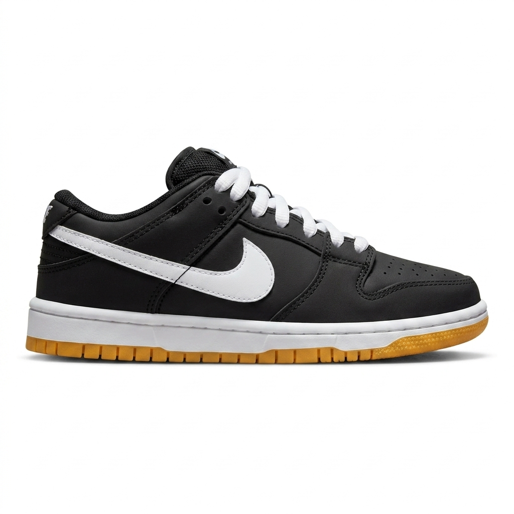 Tênis Nike Dunk Low SB - Preto / Branco