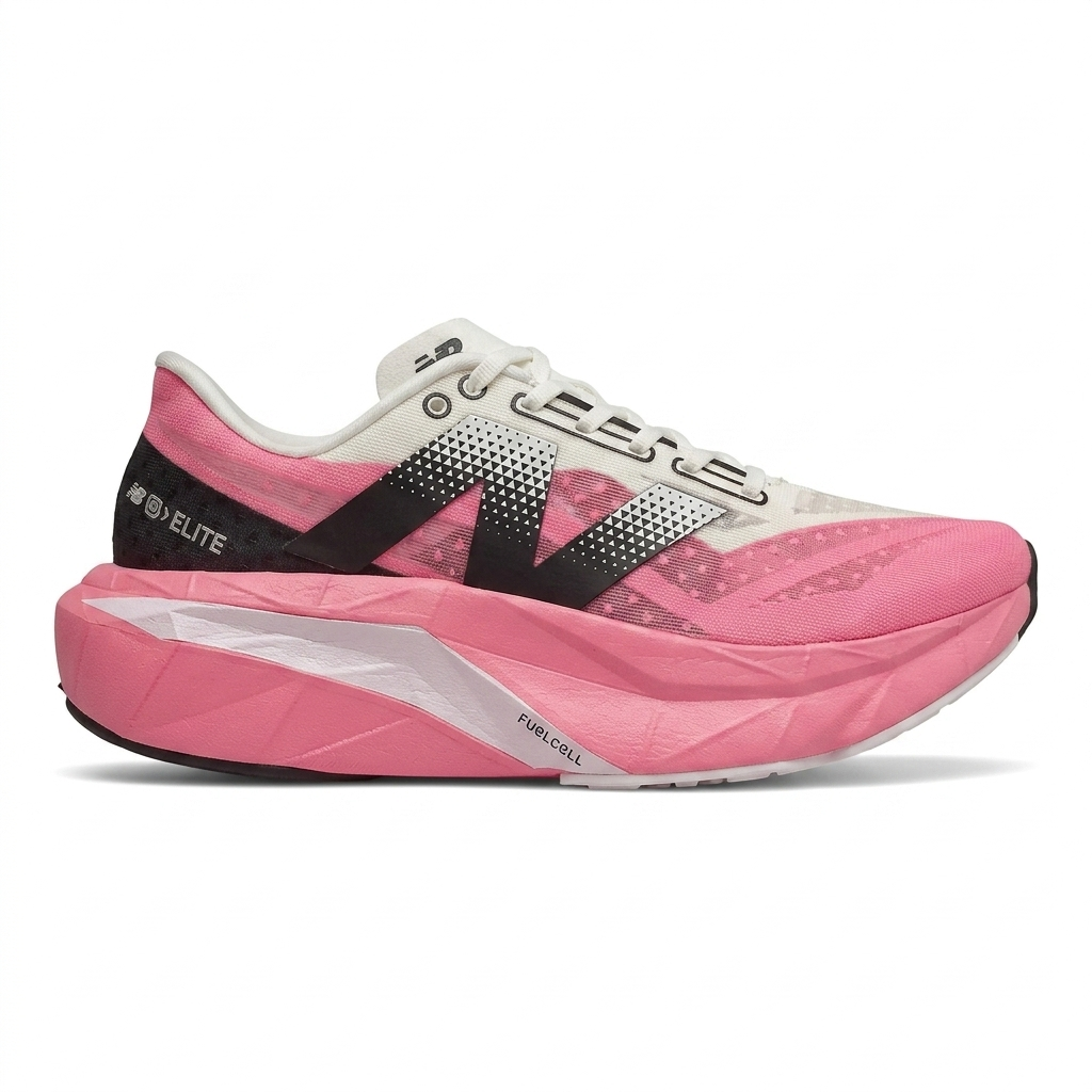 Tênis New Balance FuelCell Rebel v4 - Rosa / Branco