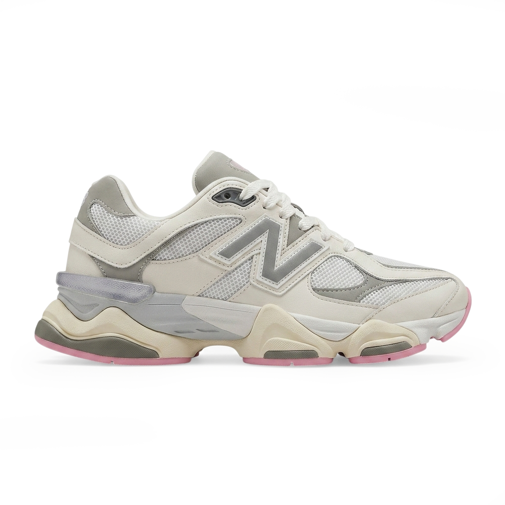 Tênis New Balance 9060 - Branco / Cinza / Rosa