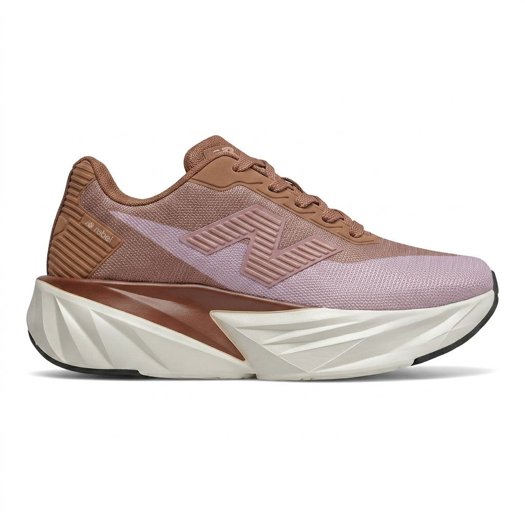 Tênis New Balance Fuel Cell Rebel - Caramelo / Rosê