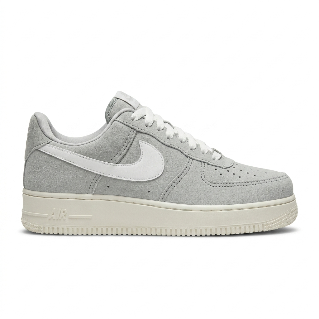 Tênis Air Force Linha Luxo - Cromo Branco