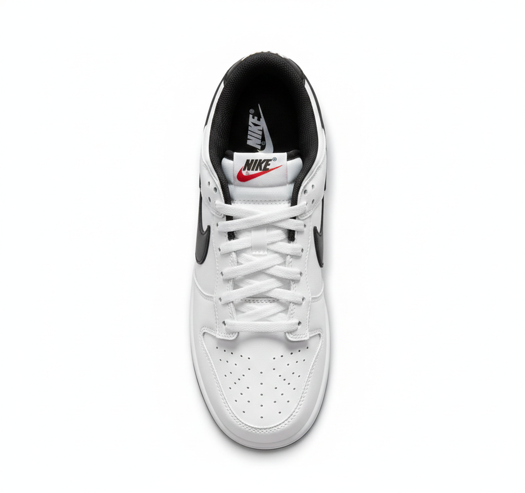 Tênis Nike Dunk – Branco & Preto