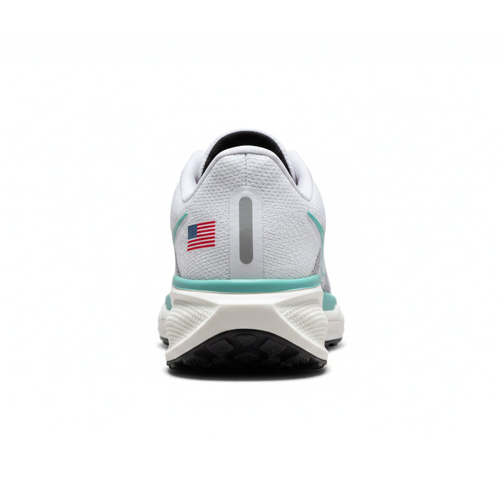 Tênis Nike Air Zoom Pegasus 41 – Branco & Verde Água (Bandeira)