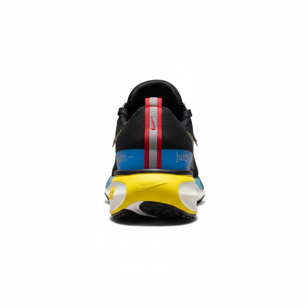 Tênis Nike ZoomX Invincible Run 3 – Preto / Azul / Amarelo