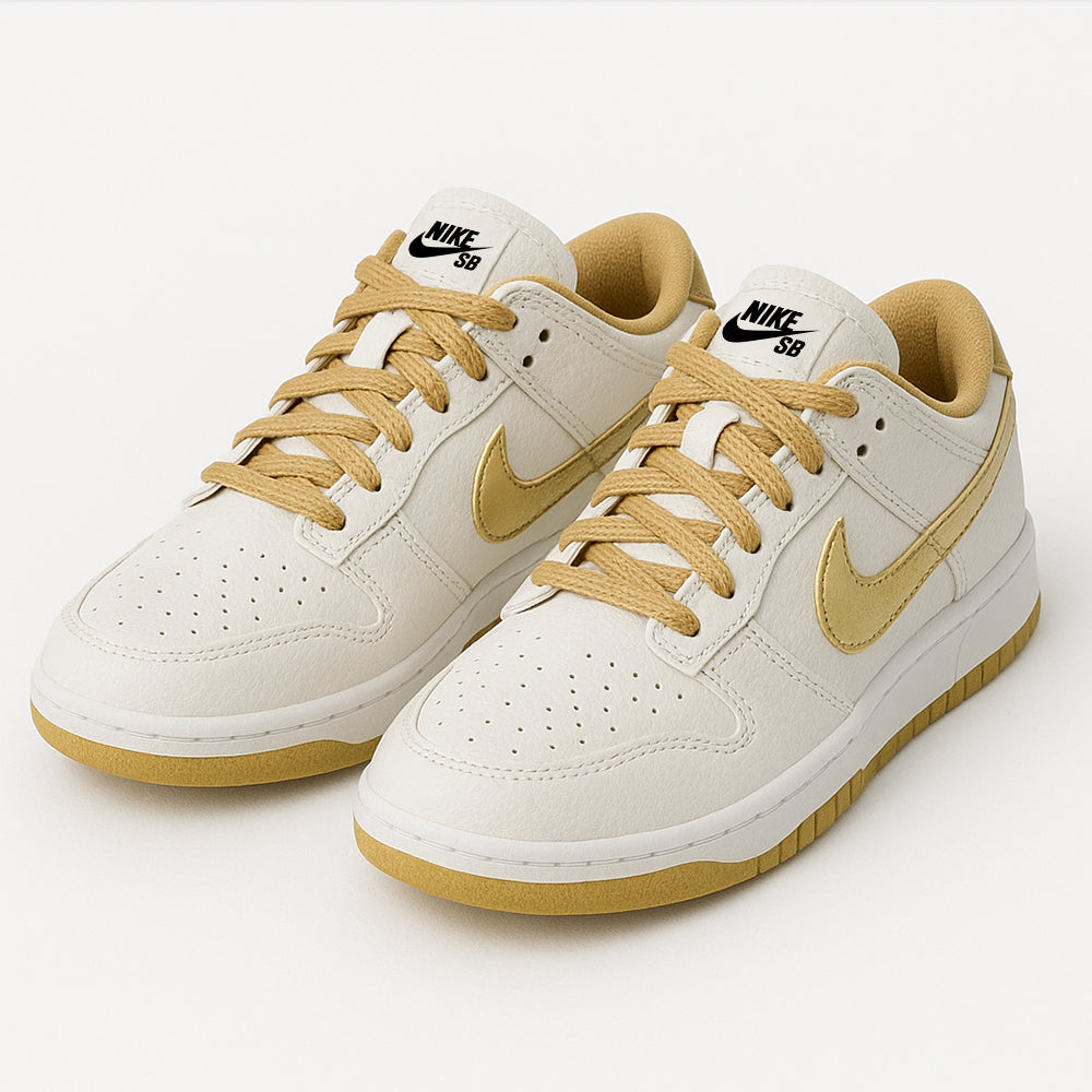 Tênis Dunk Low - White Gold Infantil