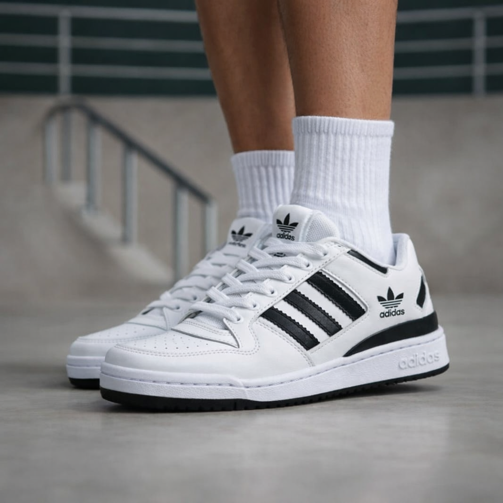 Tênis Forum Low 84 ADV - Branco/Preto