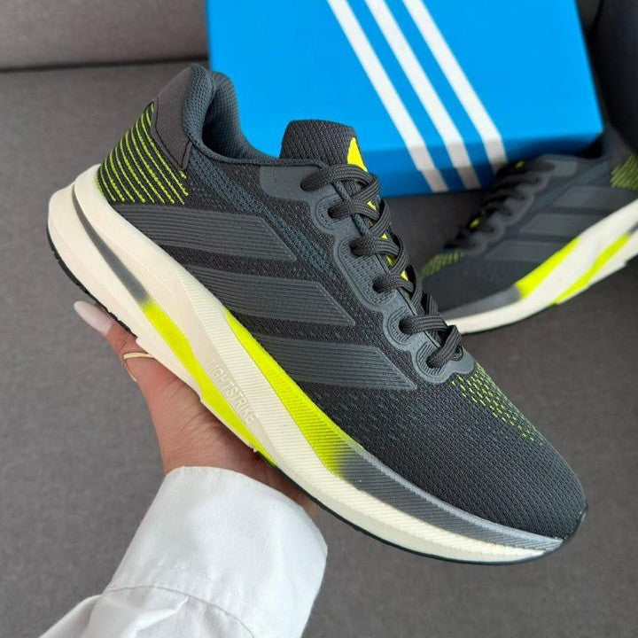 Tênis Adidas Duramo Speed - Preto / Verde Limão