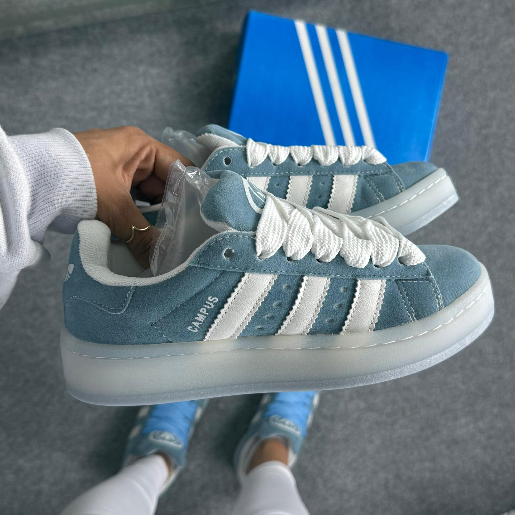 Tênis Adidas Campus 00s - Azul Bebê