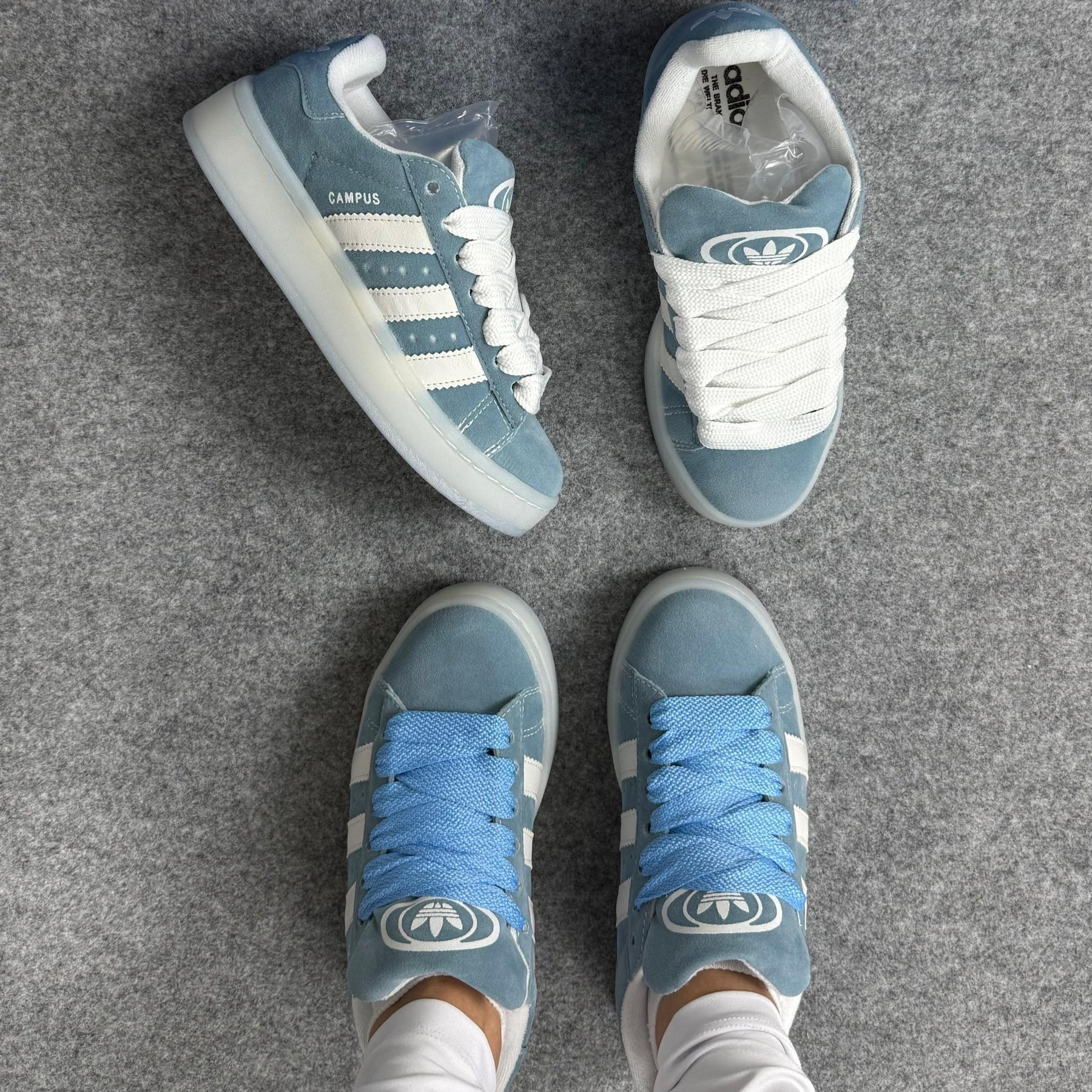 Tênis Adidas Campus 00s - Azul Bebê