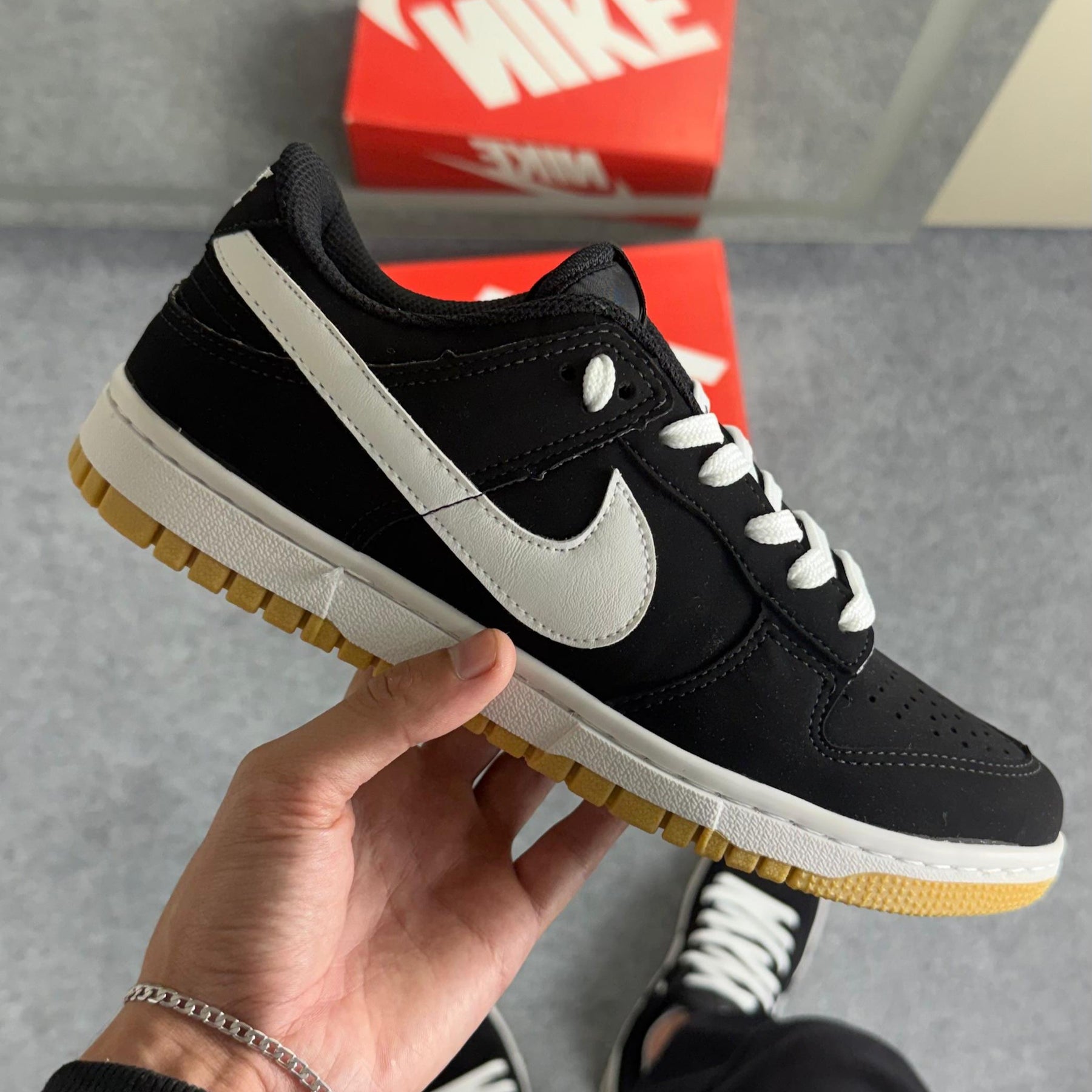 TĂȘnis Nike Dunk - Preto Nobuck