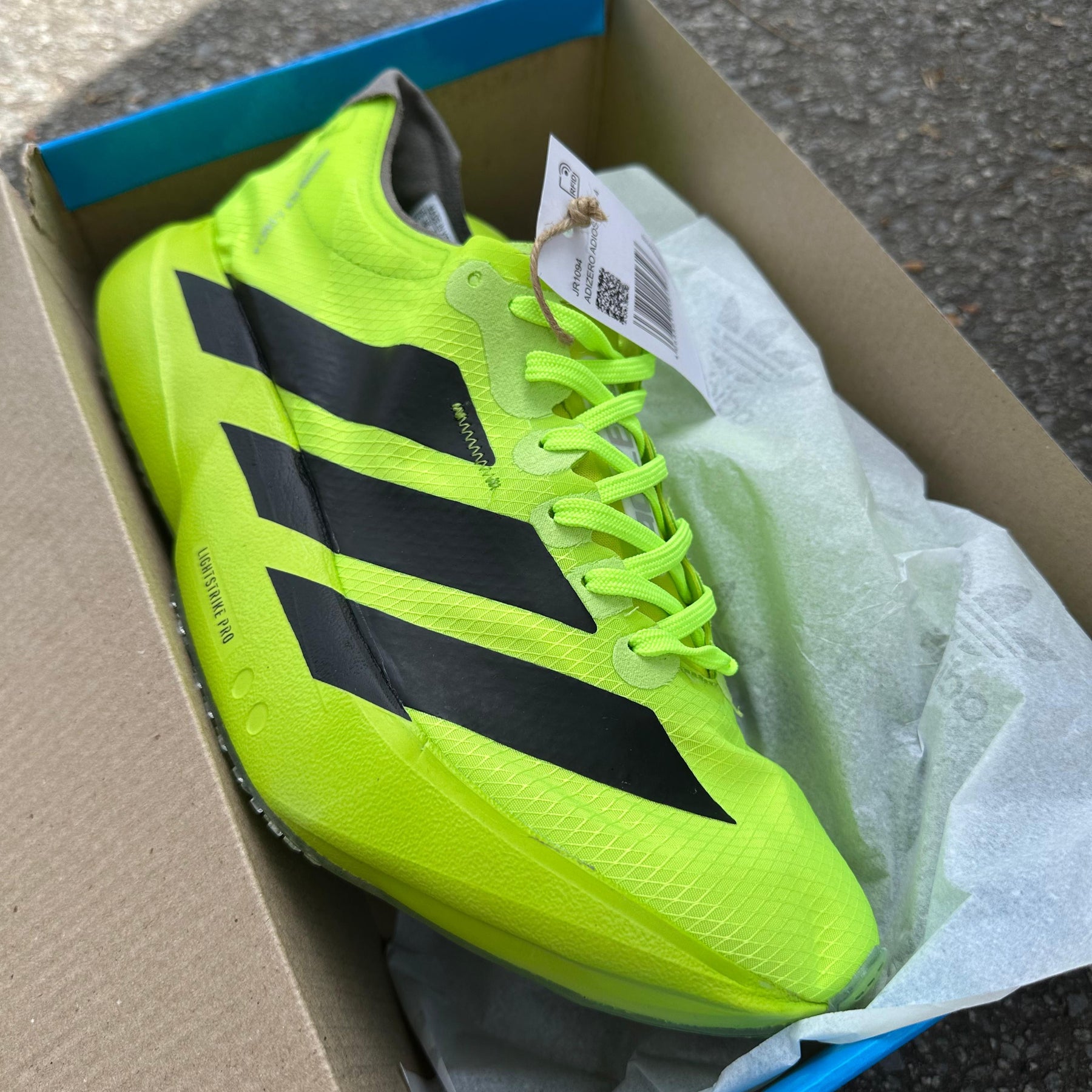 Tênis Adidas Adizero Adios Pro 4 - Verde Neon / Preto