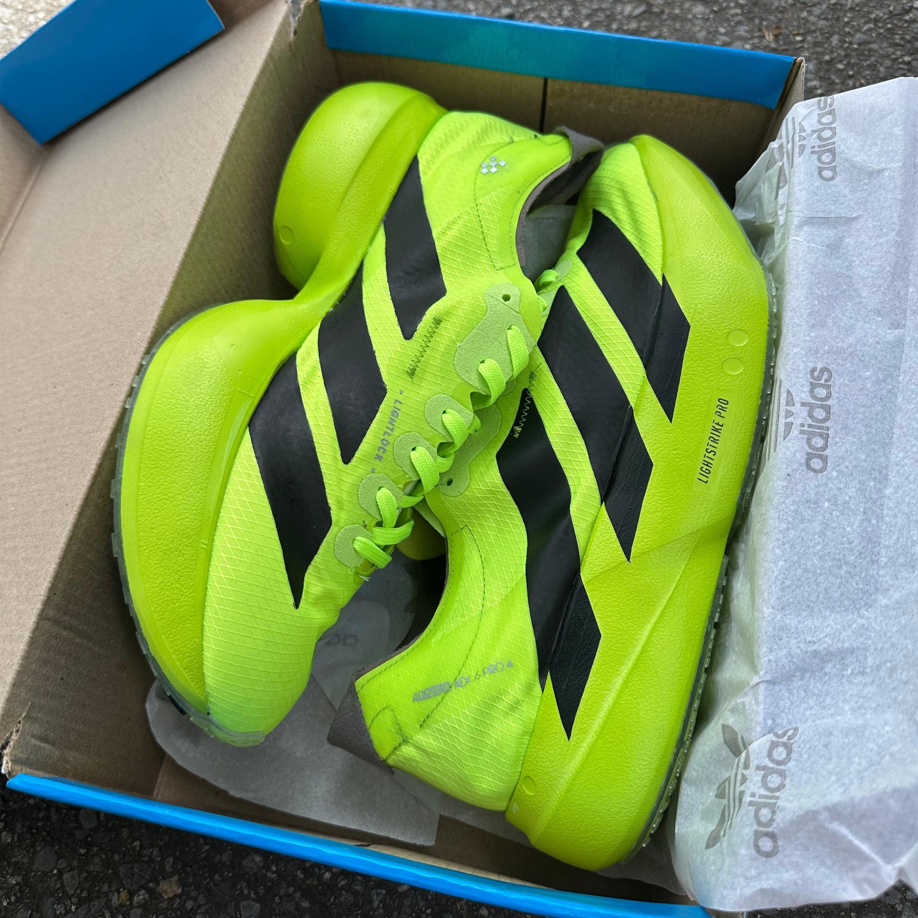 Tênis Adidas Adizero Adios Pro 4 - Verde Neon / Preto