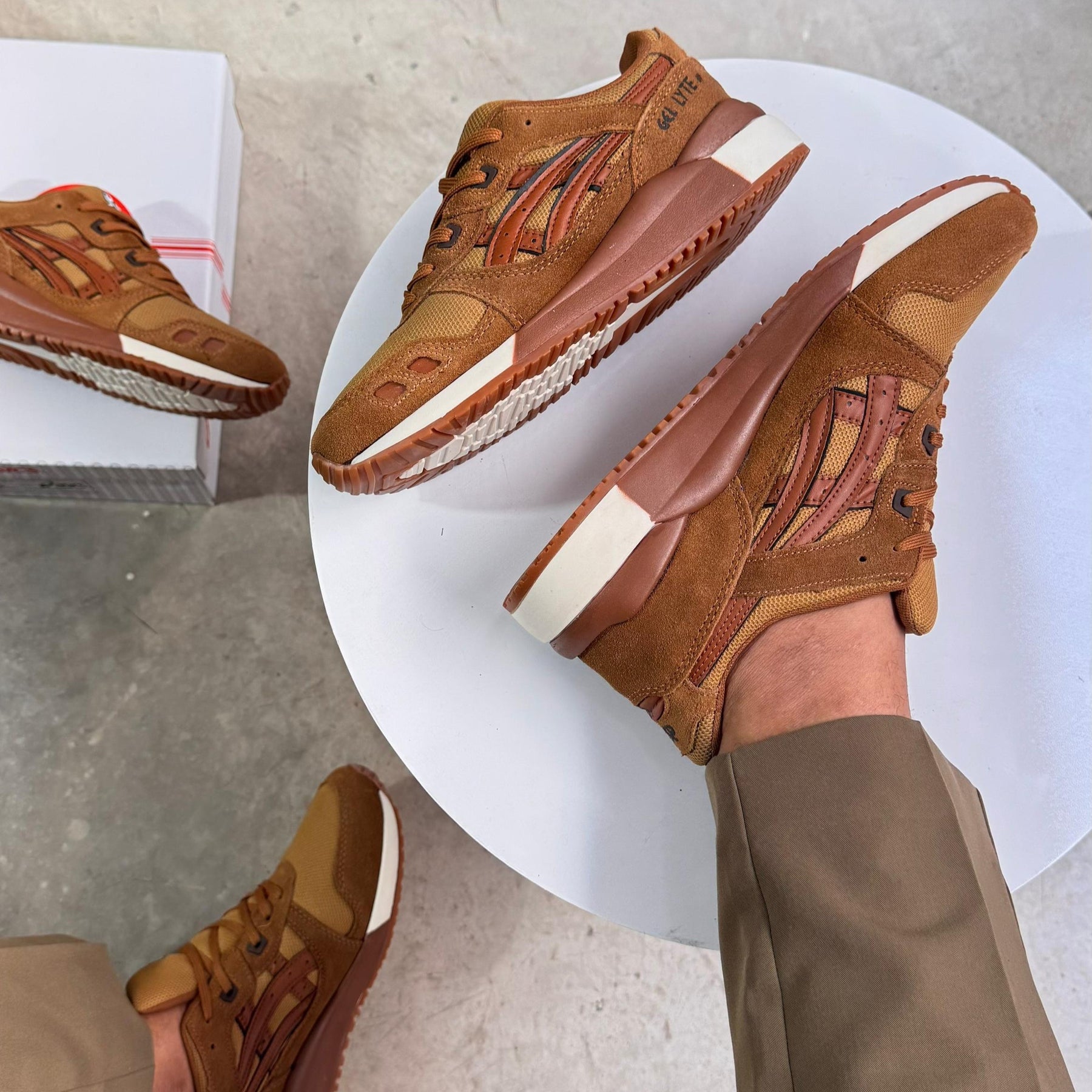TĂȘnis Asics Gel Lyte 3 - Marrom
