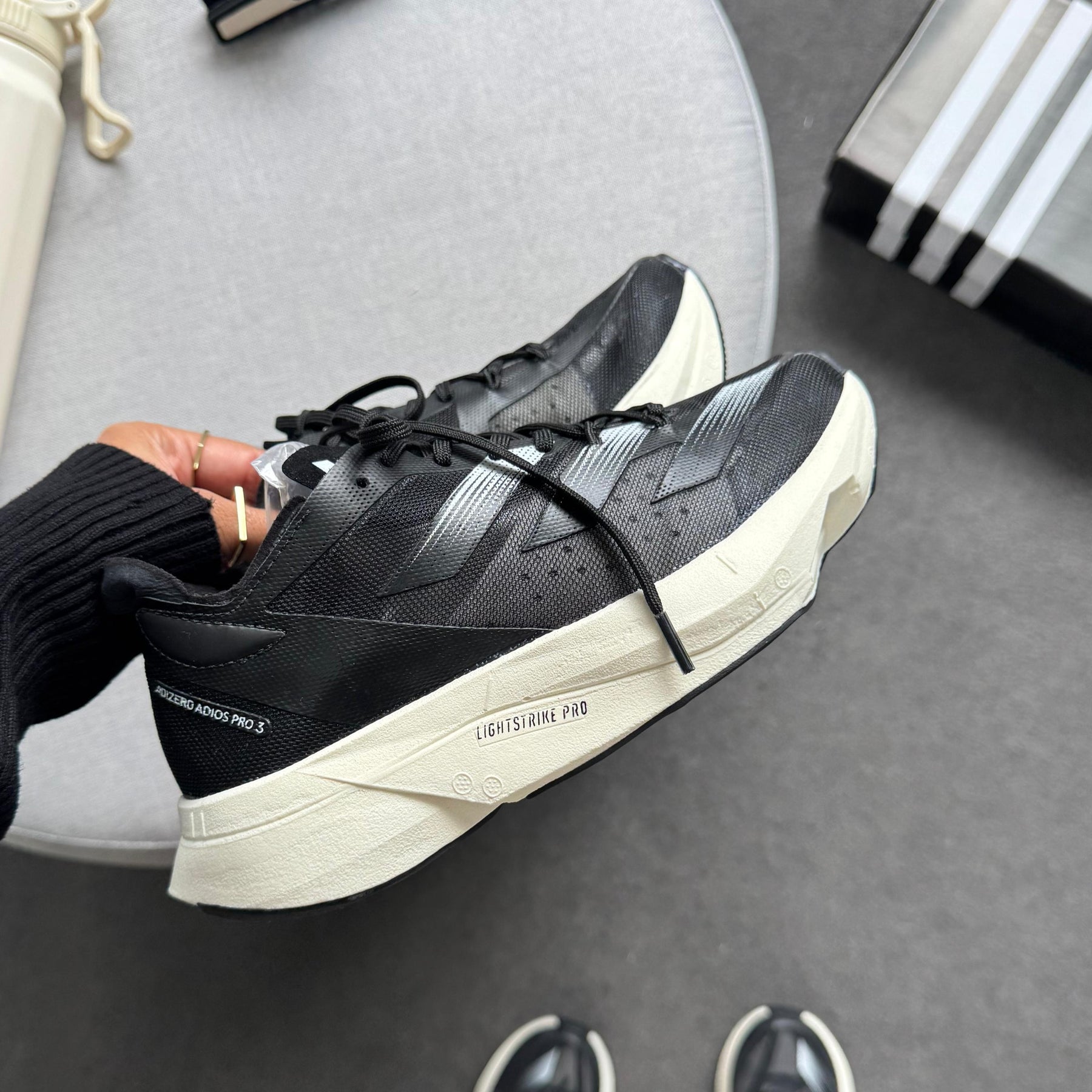 Tênis Adidas Adizero Adios Pro 3 - Preto / Branco