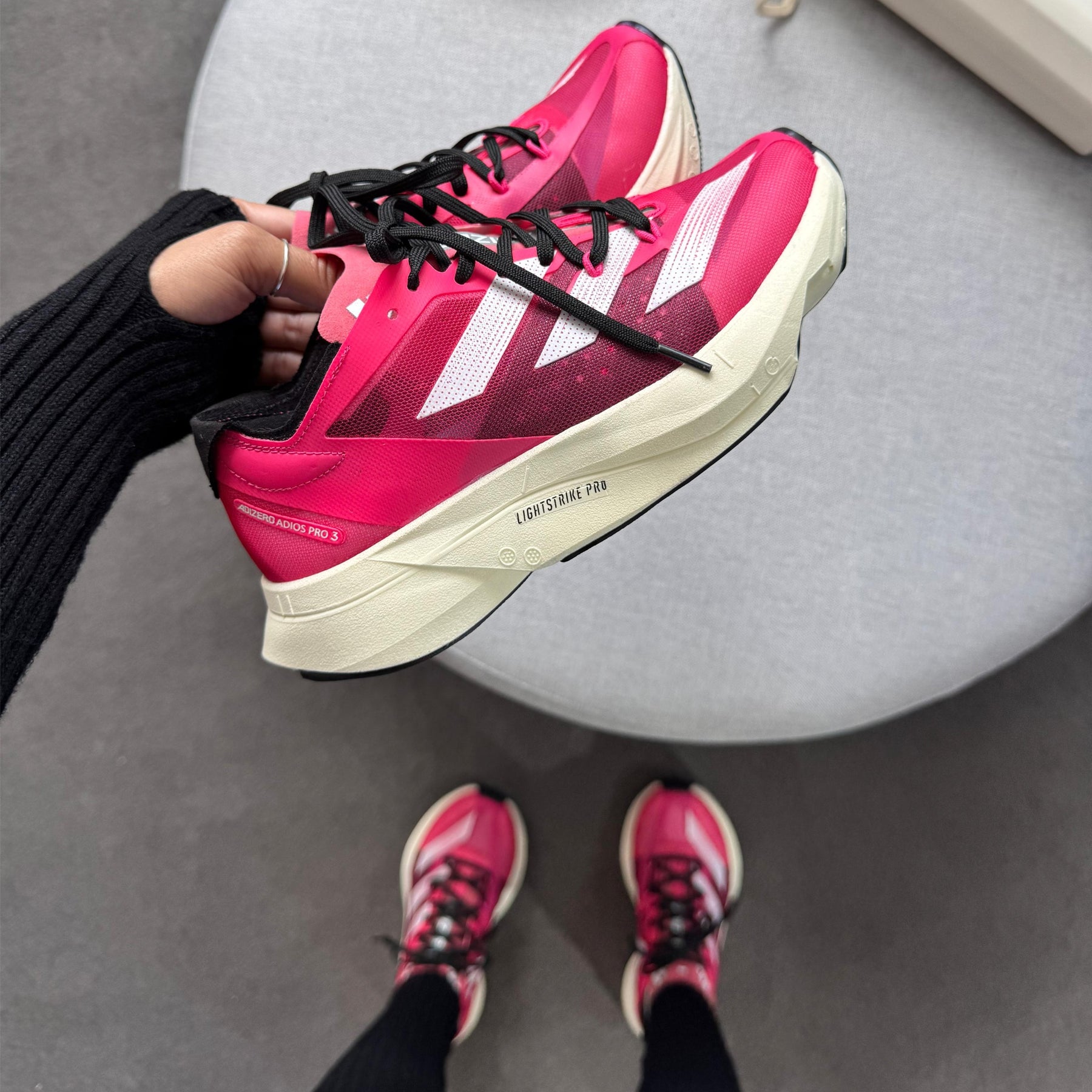 Tênis Adidas Adizero Adios Pro 3 - Rosa Pink