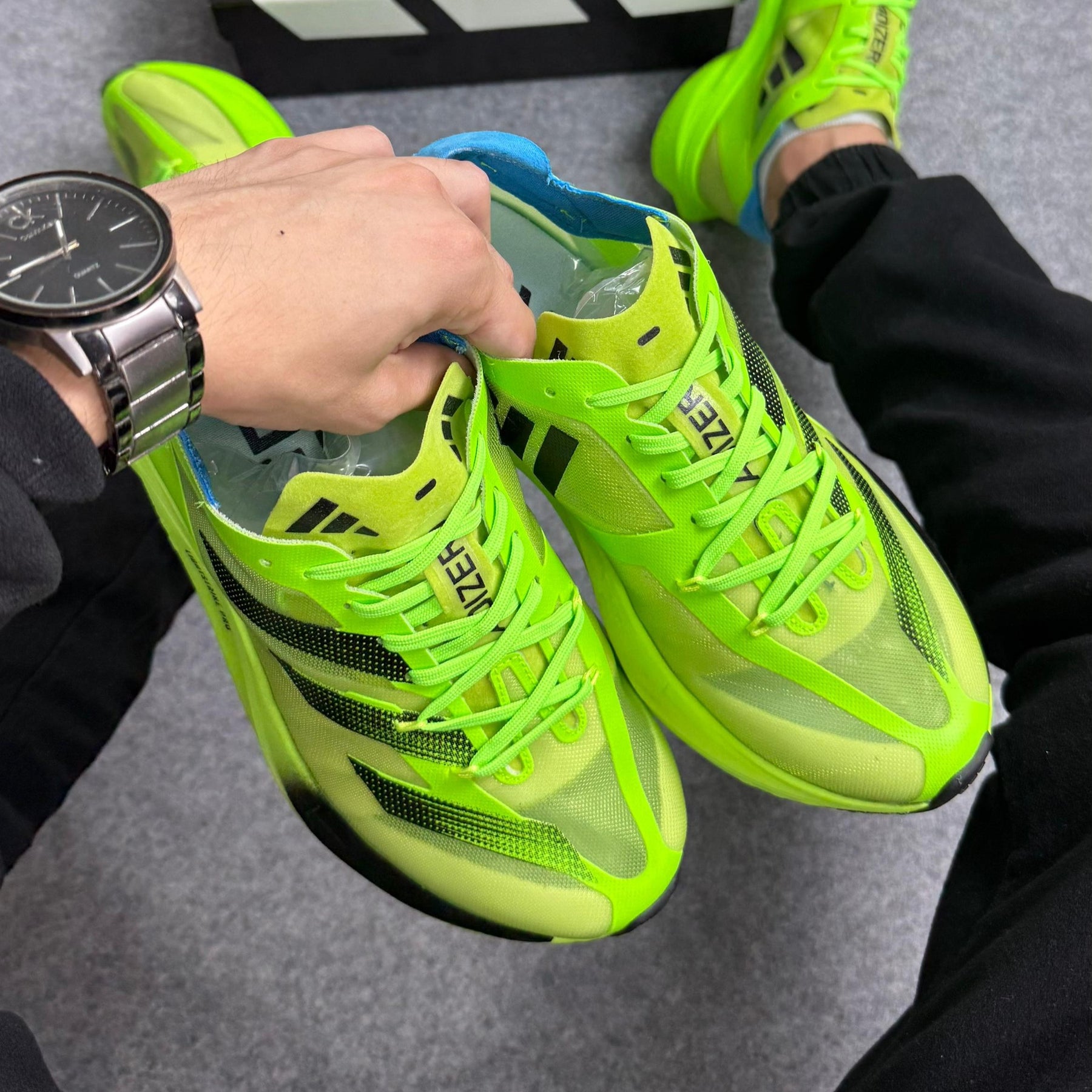 Tênis Adizero Adios Pro 3 Pulse - Verde Flúor