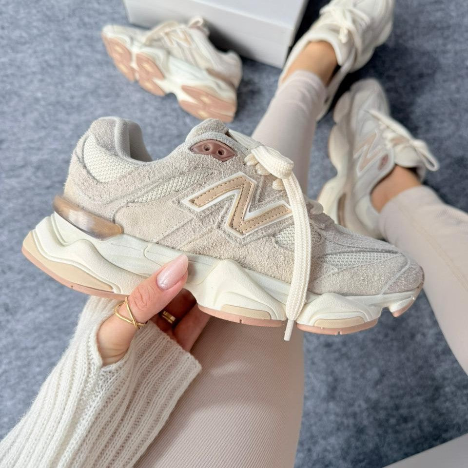 Tênis New Balance 9060 - Rosê Felpudo