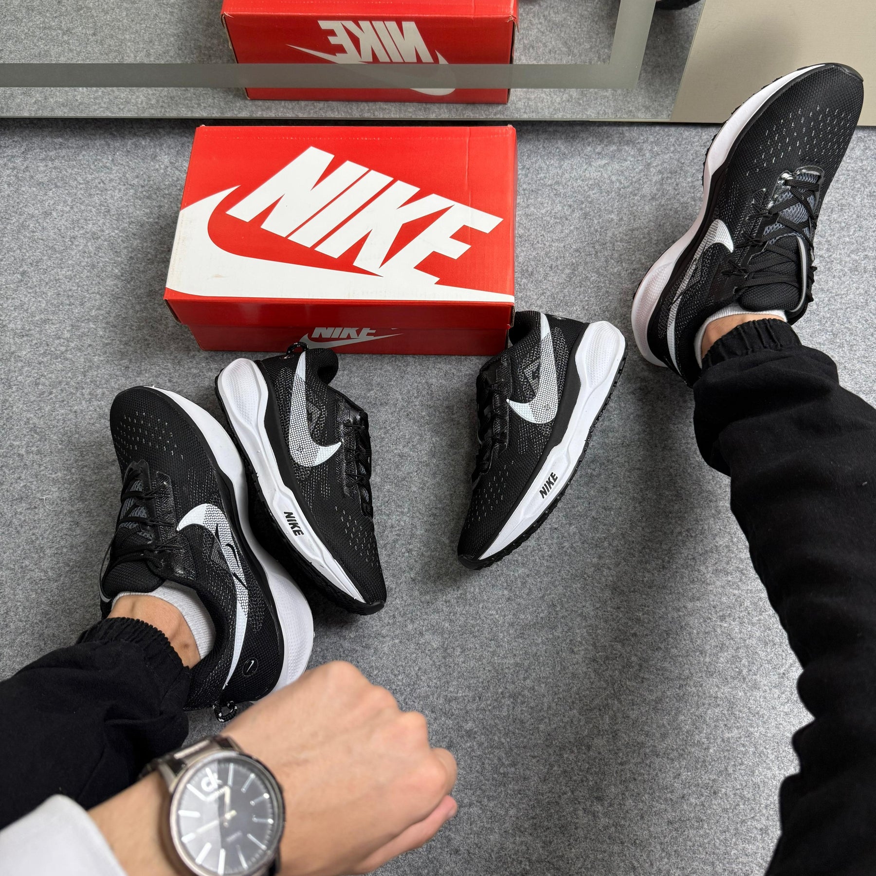 TĂȘnis Nike Pegasus Trail - Preto / Branco