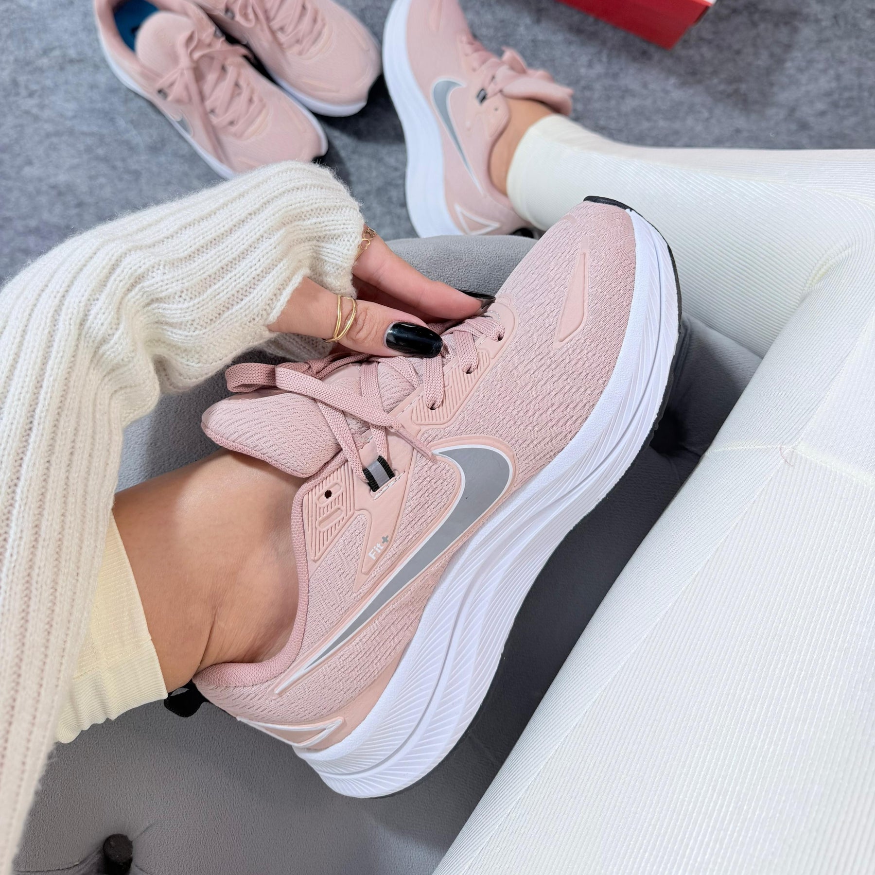 Tênis Nike Runing EST 1972 - Nude Branco