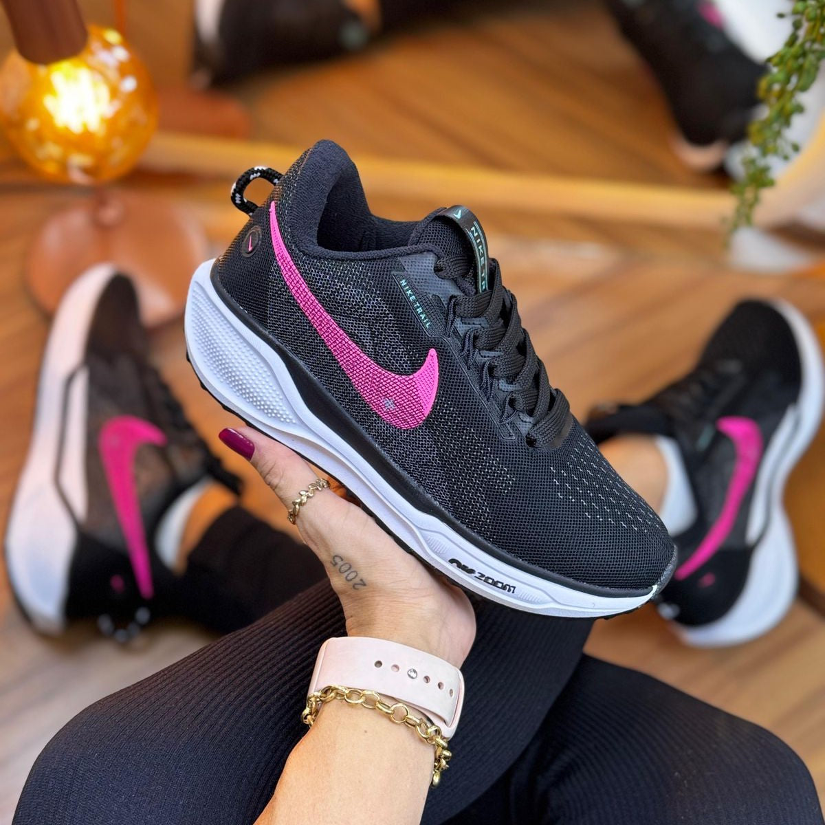 TĂȘnis Nike Pegasus Trail - Preto / Pink