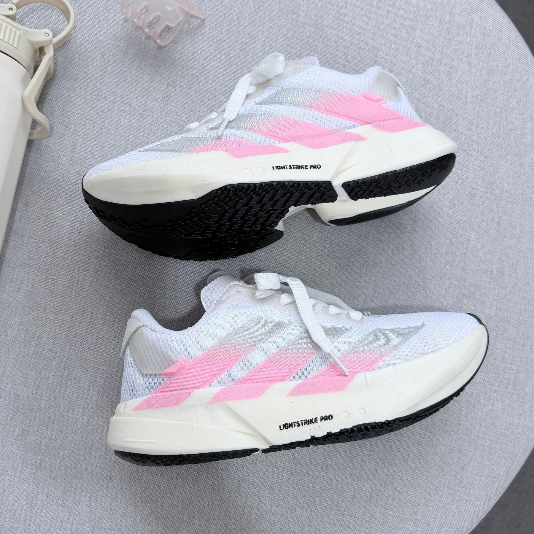 Tênis Adidas Adizero Adios Pro 4 - Branco / Rosa