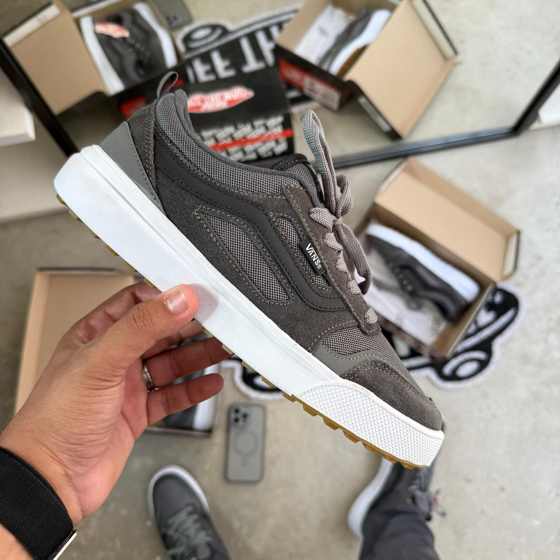 Tênis Ultrarange - Rapidweld 3D - Cinza Chumbo